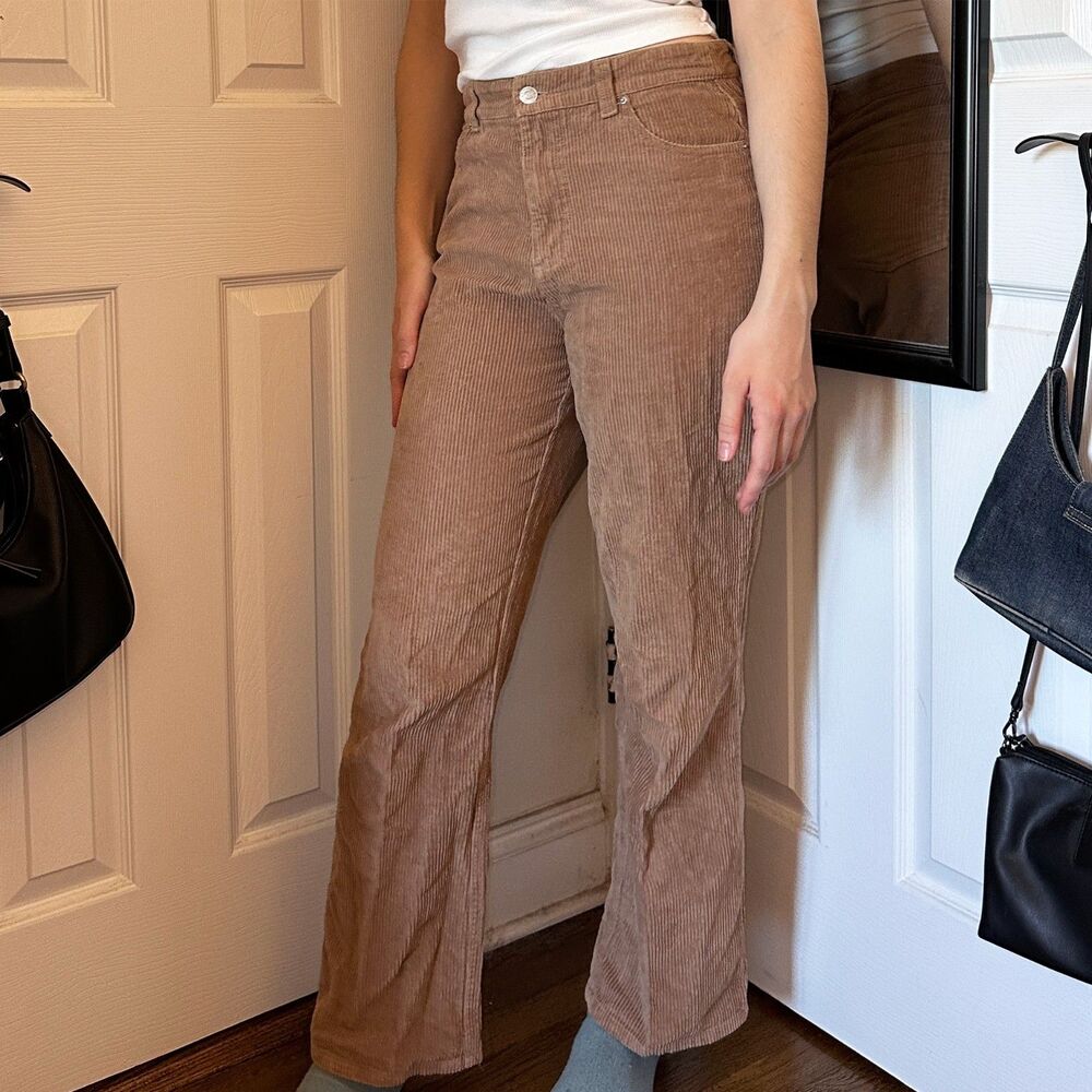 corduroy straight tan / brown pants